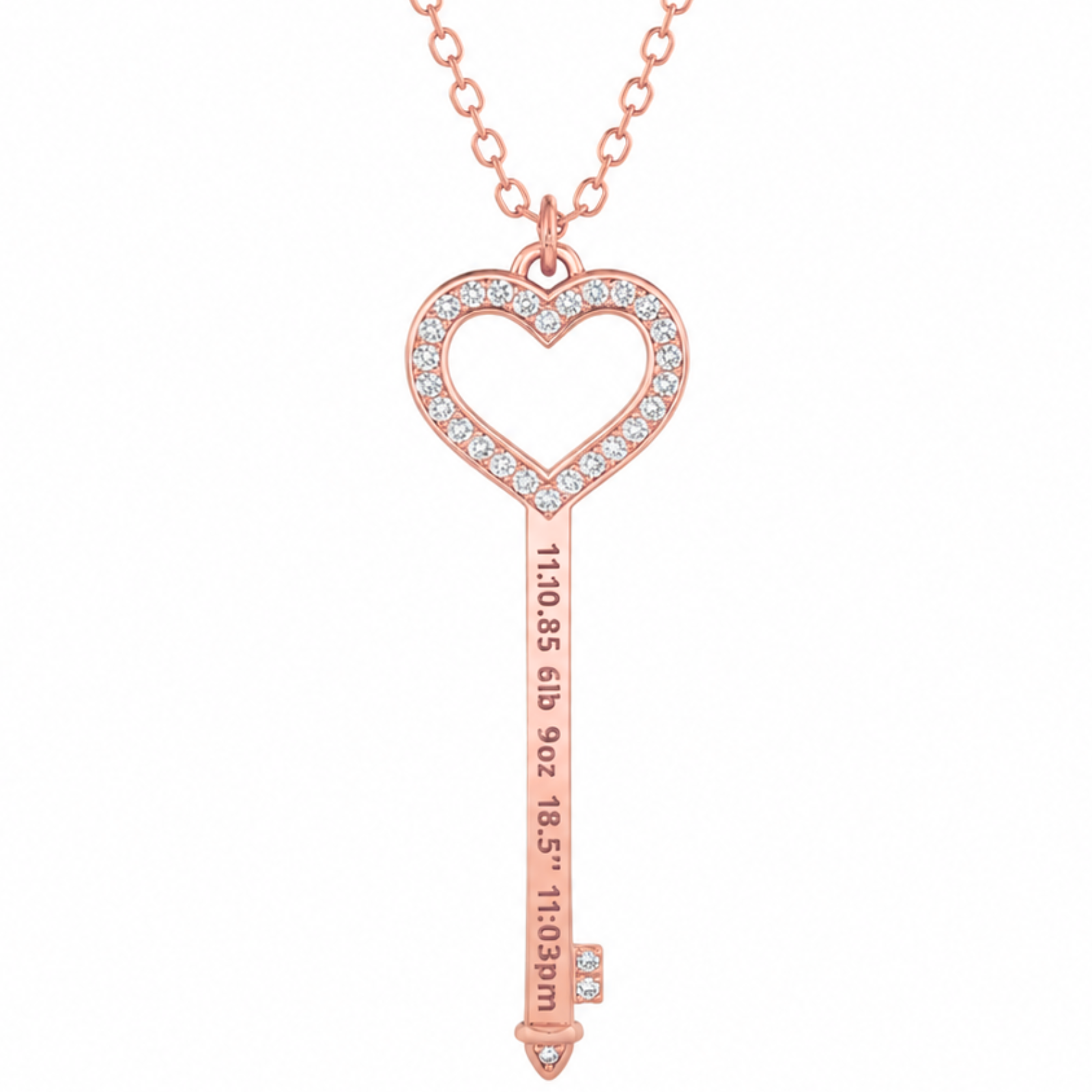 Emma Pave Birthstone Necklace