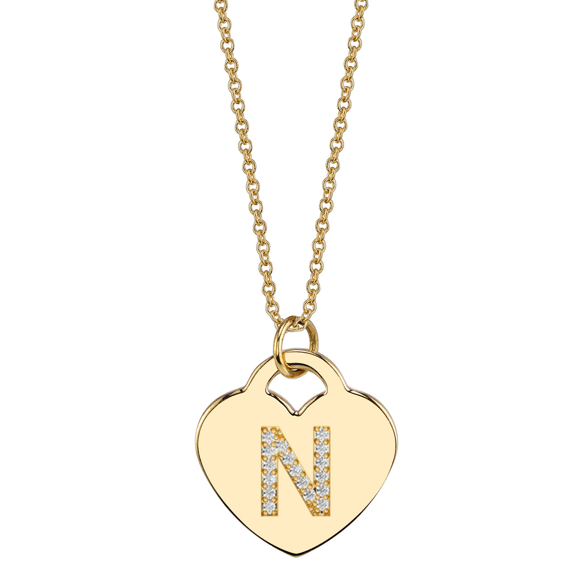 Love Initial Necklace (A - Z)