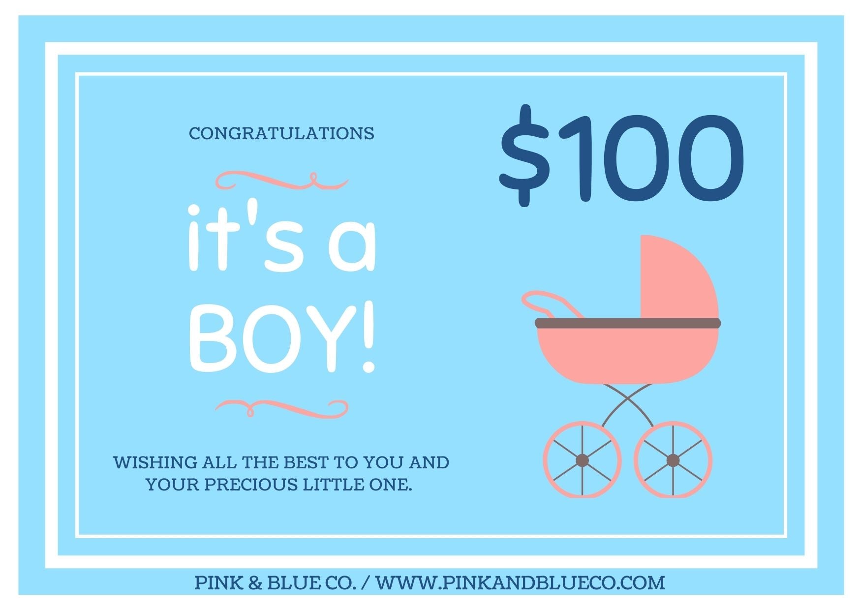 E-GIFT CARD - IT'S A BOY!