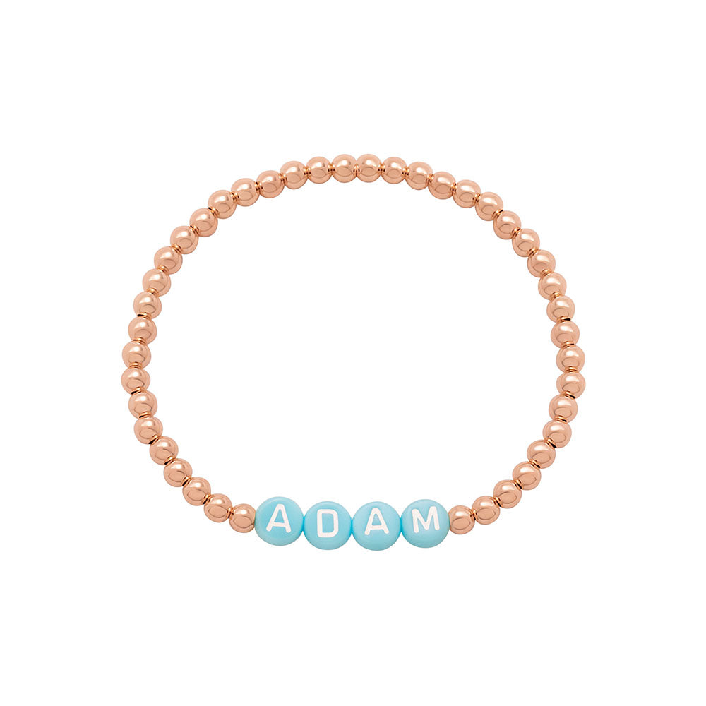 BLUE BEAD BRACELET