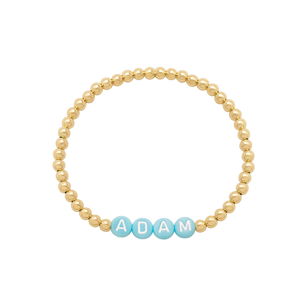 BLUE BEAD BRACELET