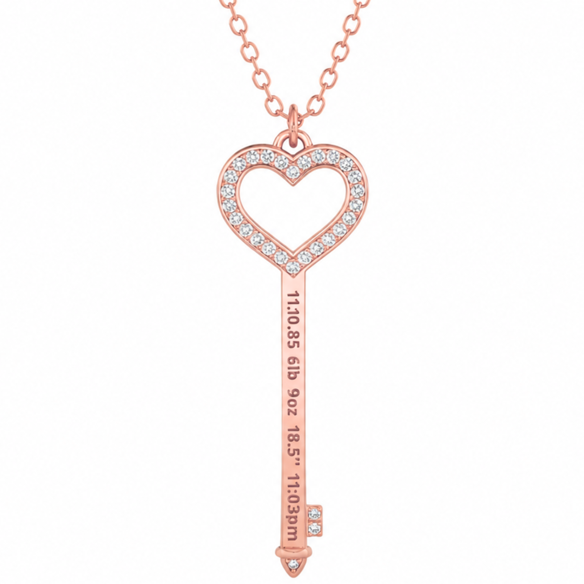 Emma Pave Birthstone Necklace