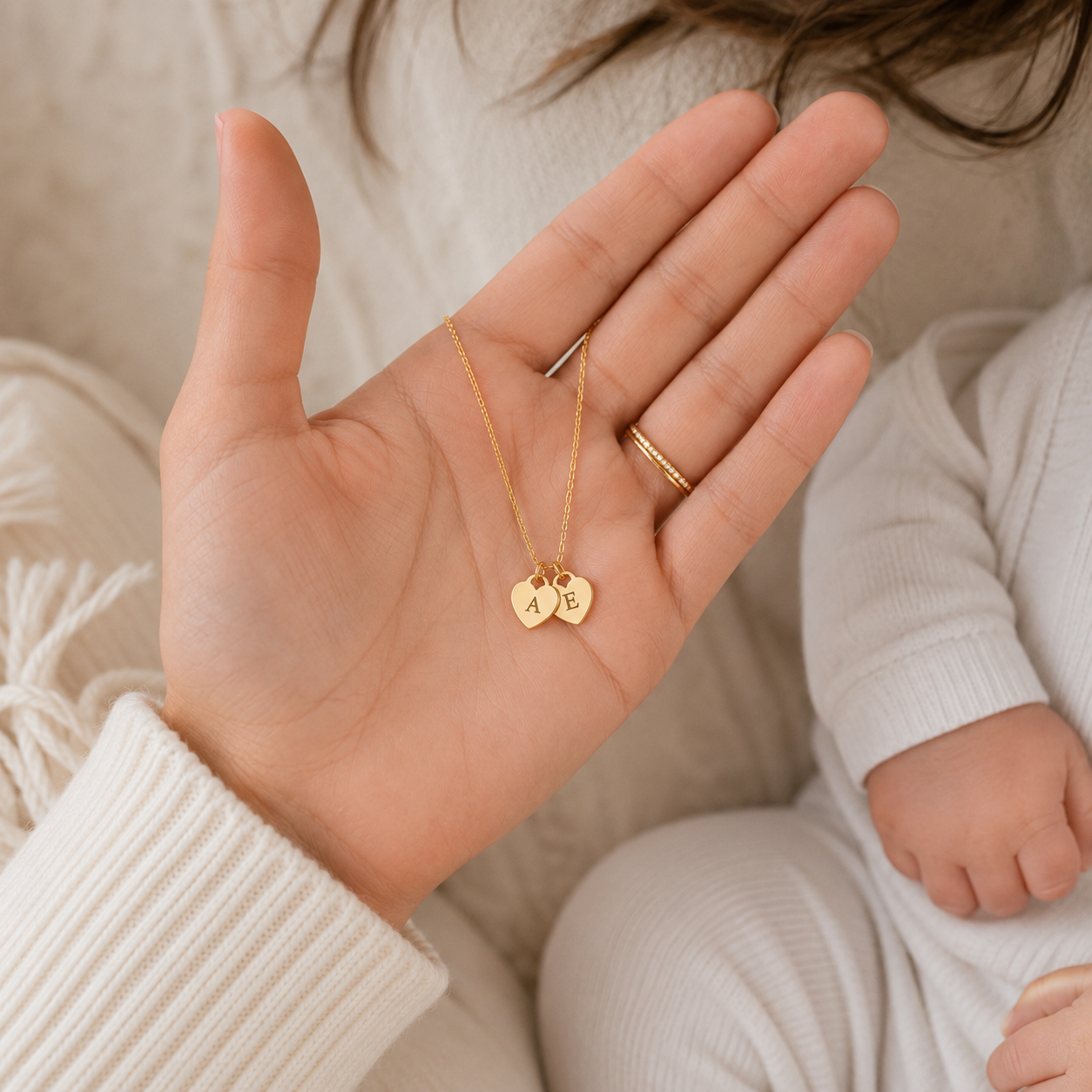 Double Mini Love Necklace